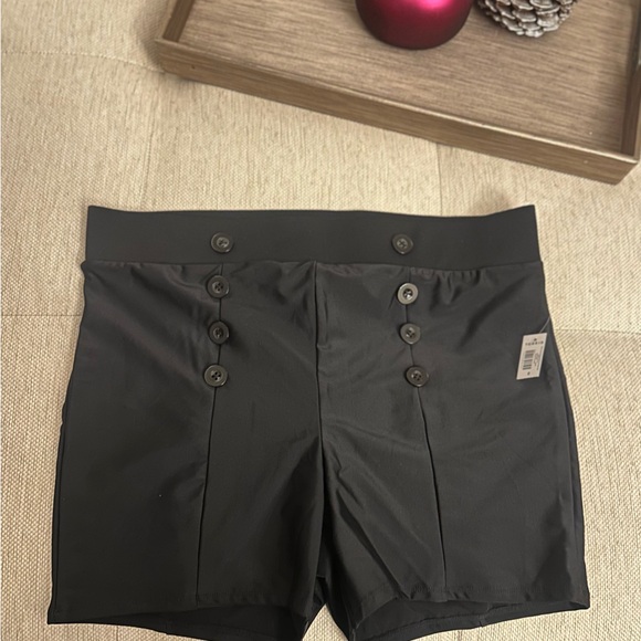 Torrid Retro Chic High Rise Swim Shorts - Size: 0 (12) - Picture 6 of 6